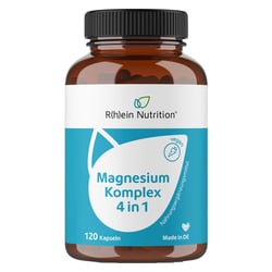Magnesium Komplex 4 in 1 hochdosiert vegan
