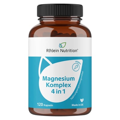 Magnesium Komplex 4 in 1 hochdosiert vegan