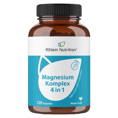 Magnesium Komplex 4 in 1 hochdosiert vegan Produktbild 1
