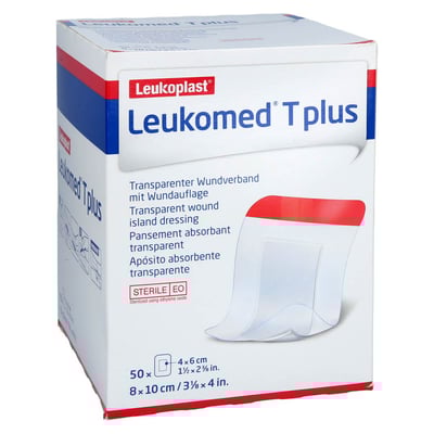Leukomed transp.plus sterile Pflaster 8x10 cm
