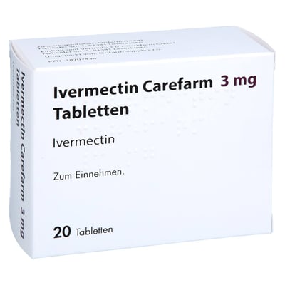 Ivermectin Carefarm 3 mg Tabletten