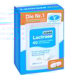 Lactrase 32000 FCC teilbare Tabletten im Spender