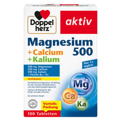 Doppelherz Magnesium 500 Calcium + Kalium
