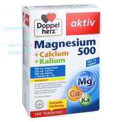 Doppelherz Magnesium 500 Calcium + Kalium