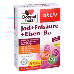 Doppelherz Jod+Folsäure+Eisen+B12