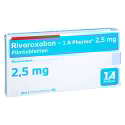 Rivaroxaban - 1 A Pharma 2.5 mg Filmtabletten
