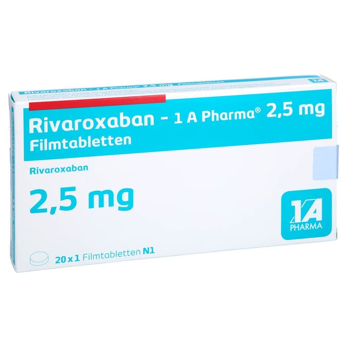Rivaroxaban - 1 A Pharma 2.5 mg Filmtabletten