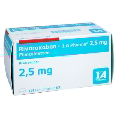Rivaroxaban - 1 A Pharma 2.5 mg Filmtabletten