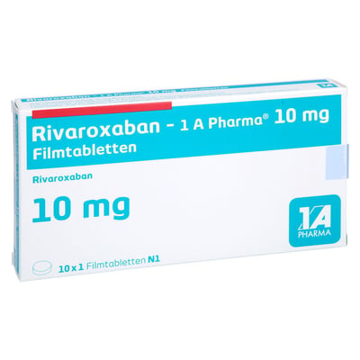 Rivaroxaban-1A Pharma 10 mg Produktbild 1