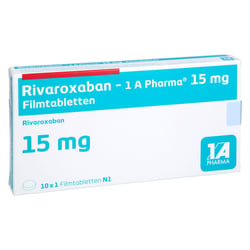 Rivaroxaban-1A Pharma 15 mg