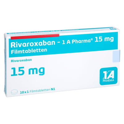 Rivaroxaban-1A Pharma 15 mg Produktbild 1