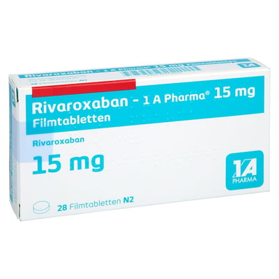 Rivaroxaban-1A Pharma 15 mg Produktbild 1