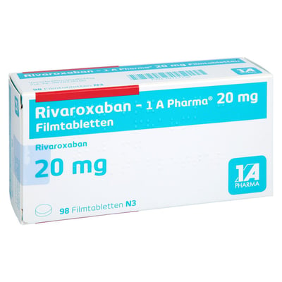 Rivaroxaban-1A Pharma 20 mg