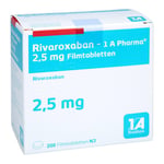 Rivaroxaban - 1 A Pharma 2.5 mg Filmtabletten Dose