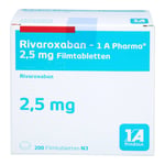 Rivaroxaban - 1 A Pharma 2.5 mg Filmtabletten Dose