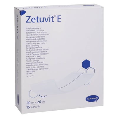Zetuvit E Saugkompressen steril 20x20 cm Medi-Spezial