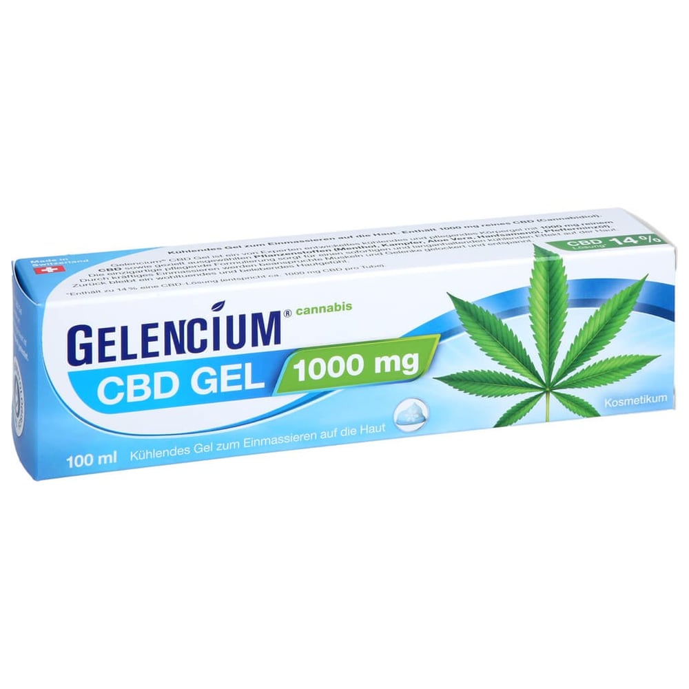Gelencium Cannabis Cbd Gel k hlend Tube
