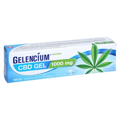 Gelencium Cannabis Cbd Gel kühlend Tube