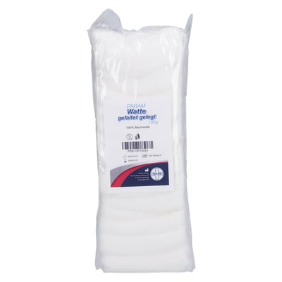 Watte gefaltet gelegt 100% Baumwolle