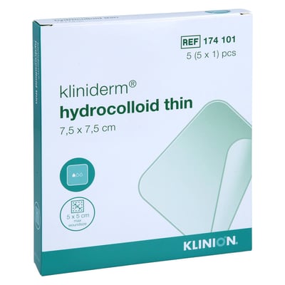 HYDROKOLLOID-Verband d nn 7,5x7,5 cm