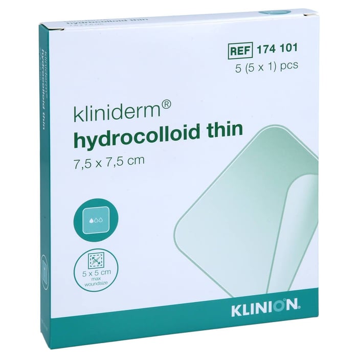 HYDROKOLLOID-Verband d nn 7,5x7,5 cm