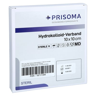 HYDROKOLLOID-Verband 10x10 cm Acti Medi