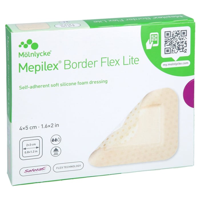 Mepilex Border Flex Lite 4 x 5 cm