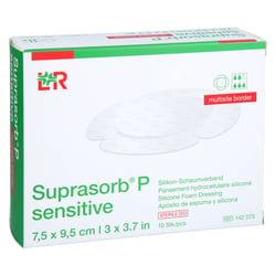 Suprasorb P sensitiv 7,5x9,5 cm