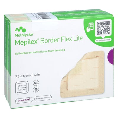 Mepilex Border Flex Lite 7.5 x 7.5 cm Acti Medi