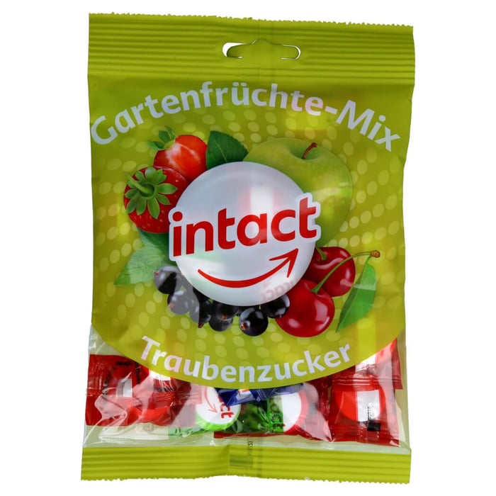 Intact Traubenzucker Beutel Gartenfrüchte-Mix