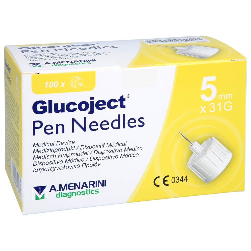 Glucoject Pen-Nadeln 5 mm 31 G 0.25 mm