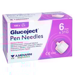 Glucoject Pen-Nadeln 6 mm 31 G 0.25 mm