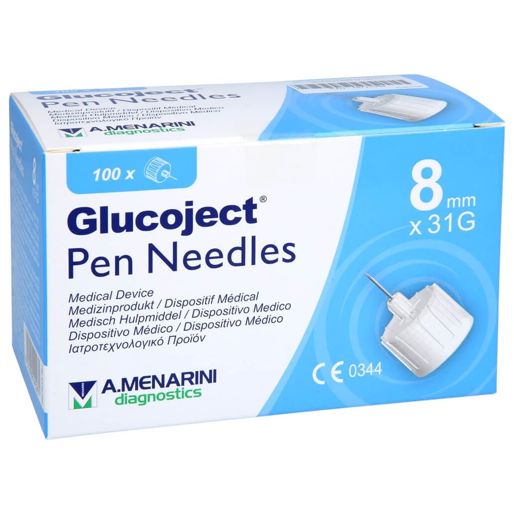 Glucoject Pen-Nadeln 8 mm 31 G 0.25 mm