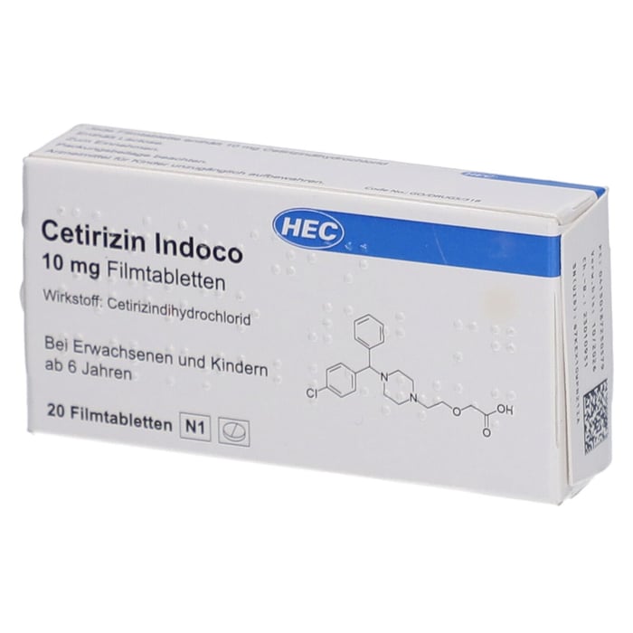 Cetirizin Indoco 10 mg