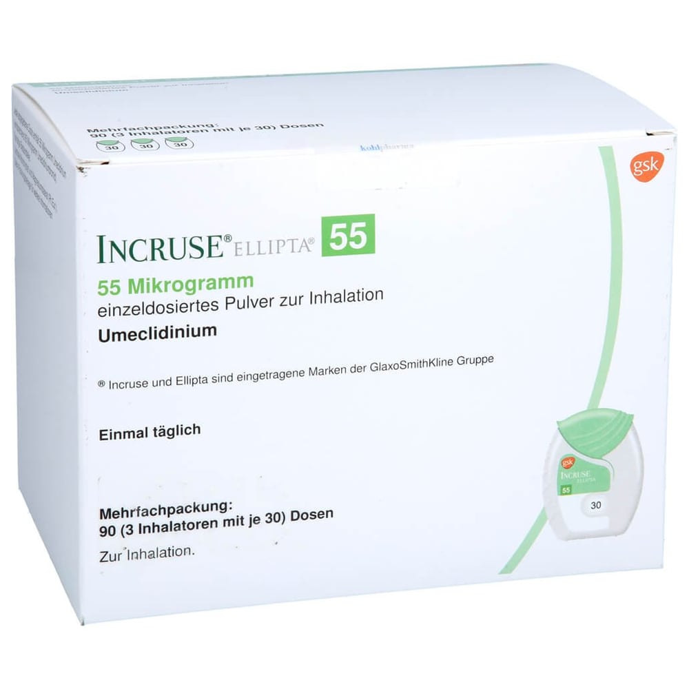 Incruse Ellipta 55 ug einzeldoInhal.30 ED
