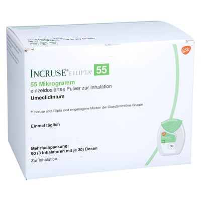 Incruse Ellipta 55 ug einzeldoInhal.30 ED