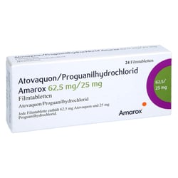 Atovaquon/Proguanilhydrochlorid Amarox 62,5 mg/25 mg