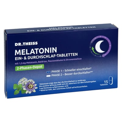 Dr.Theiss Melatonin Ein- & Durchschlaf-Tabletten