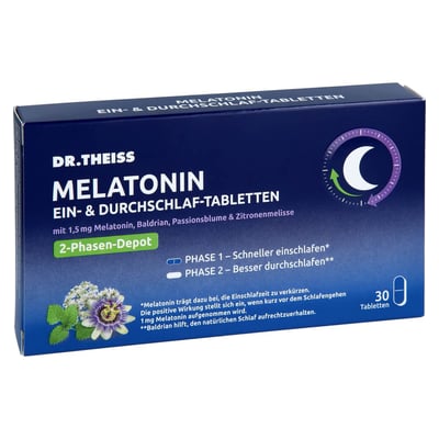 Dr.Theiss Melatonin Ein- & Durchschlaf-Tabletten