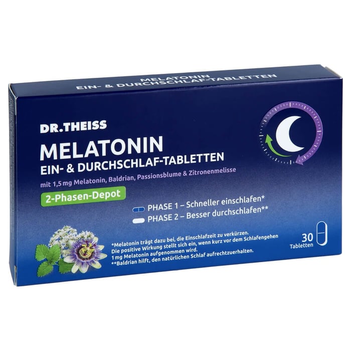 DR.THEISS Melatonin Ein- & Durchschlaf-Tabletten