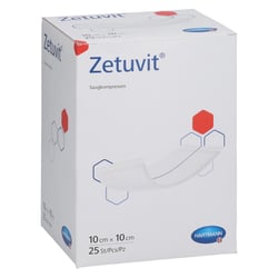 Zetuvit Saugkompressen steril 10x10 cm