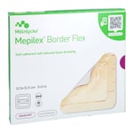 Mepilex Border Flex Schaumverband haftend 12,5x12,5 cm Produktbild 1