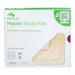 Mepilex Border Flex Schaumverband haftend 12,5x12,5 cm Produktbild 2