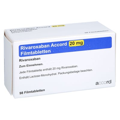 Rivaroxaban Accord 20 mg