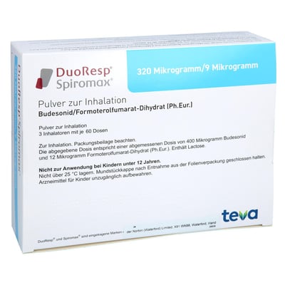DuoResp Spiromax 320 Mikrogramm/9 Mikrogramm/Dosis