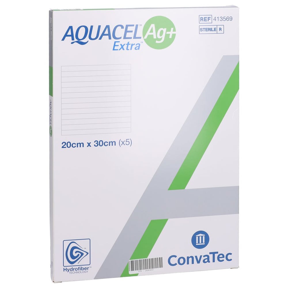 Aquacel Ag+ Extra 20x30 cm Kompressen