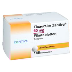 Ticagrelor Zentiva 60 mg