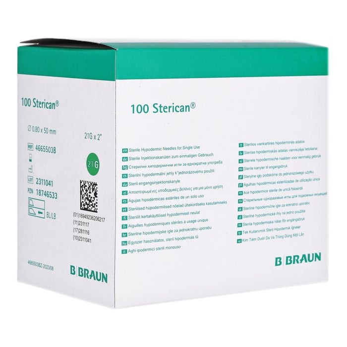 Sterican Einmalkanüle 21G 50 mm