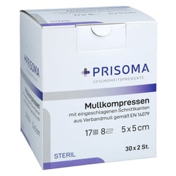 Mullkompresse Prisoma steril 5x5 cm 8-fach Acti Medi