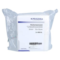 Mullkompresse Prisoma unsteril 7.5x7.5 cm 8-fach